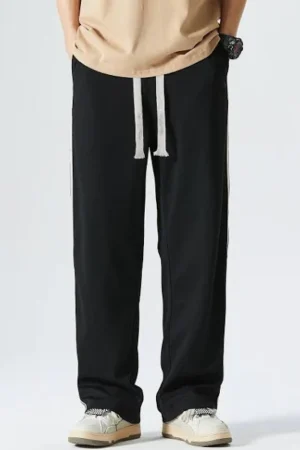 Men GRECIILOOKS Casual Trousers Pants Regular Trouser Loose Fit