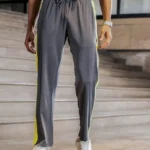 Men's Mid-Rise Drawstring Waist Track Pants
