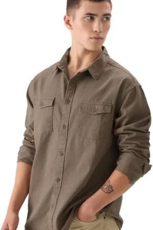 Men's Solid Utility Shirt