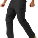 Men Black Cargo Pants